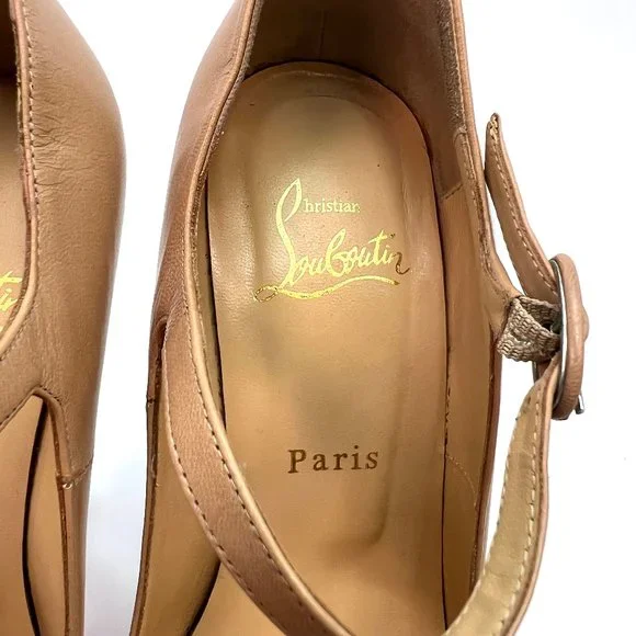 🌷❤️🔥FINAL SALE 🔥 FINAL PRICE🌷💥Christian Louboutin Lady Daf 160 Heels 37 - Picture 3 of 9